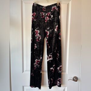 Crushed velvet pants